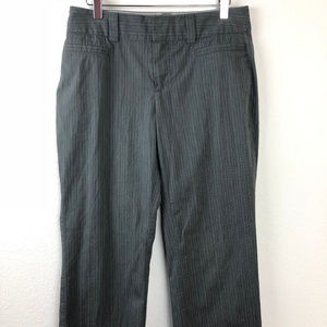 Gap Womens Dress Pants, Gray Pinstripe 8 Regular Curvy fit